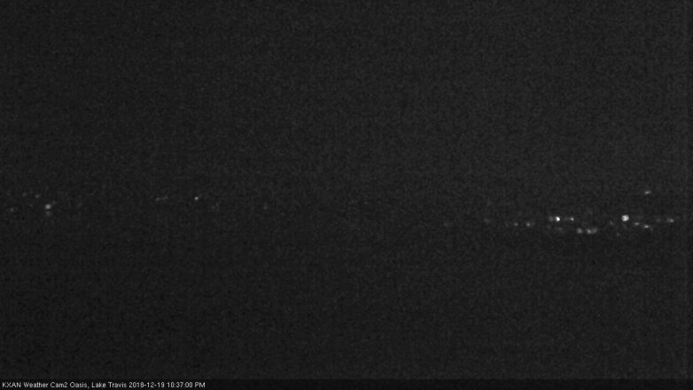 Lake Travis webcam, December 19, 2018 9:40 PM CT