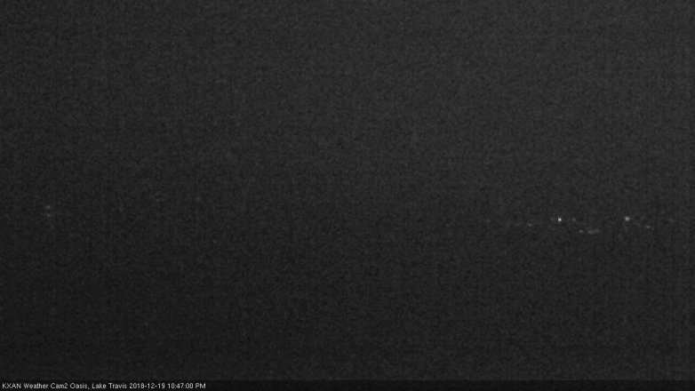 Lake Travis webcam, December 19, 2018 9:50 PM CT