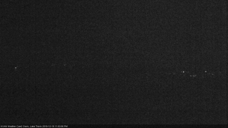 Lake Travis webcam, December 19, 2018 10:05 PM CT