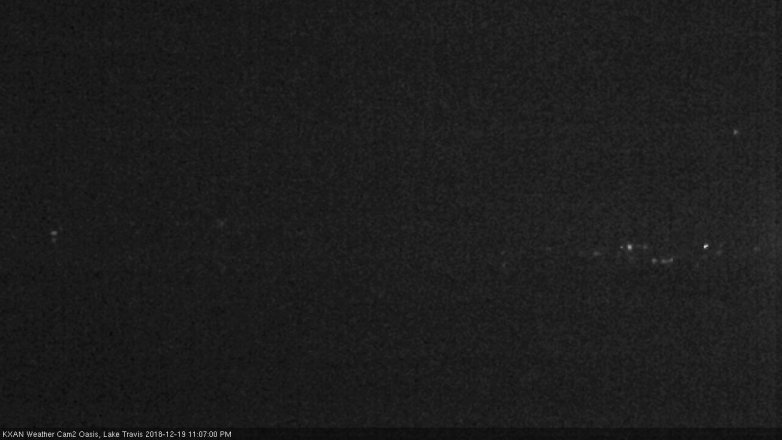 Lake Travis webcam, December 19, 2018 10:10 PM CT