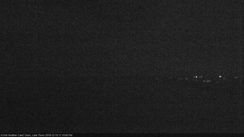 Lake Travis webcam, December 19, 2018 10:20 PM CT