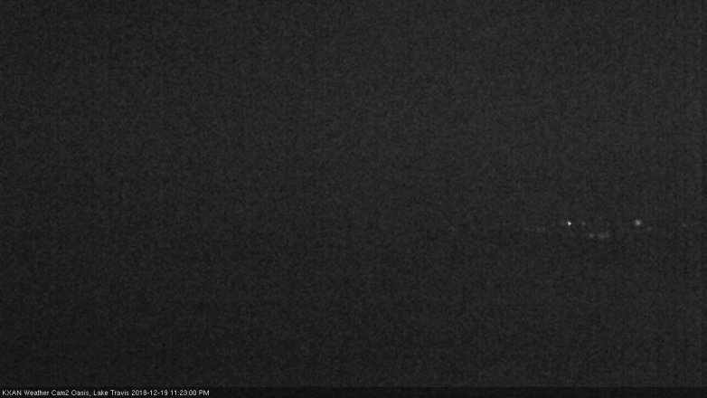 Lake Travis webcam, December 19, 2018 10:25 PM CT