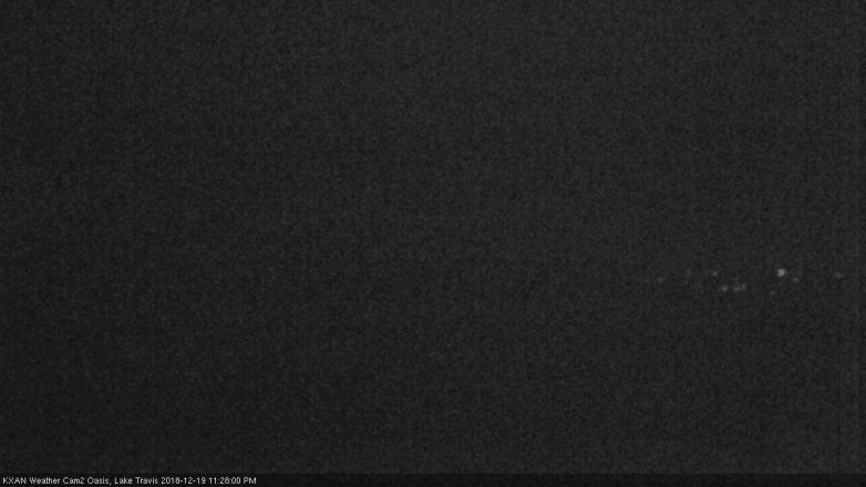 Lake Travis webcam, December 19, 2018 10:30 PM CT