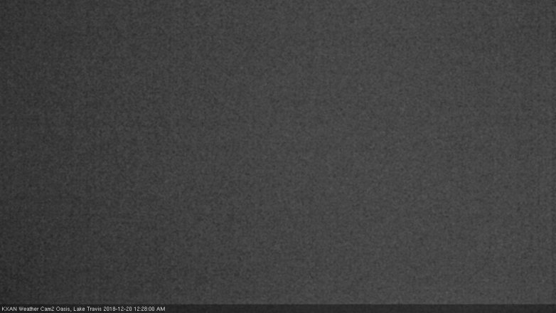 Lake Travis webcam, December 19, 2018 11:30 PM CT
