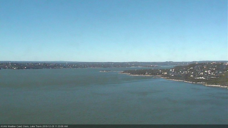 Lake Travis webcam, December 20, 2018 10:35 AM CT