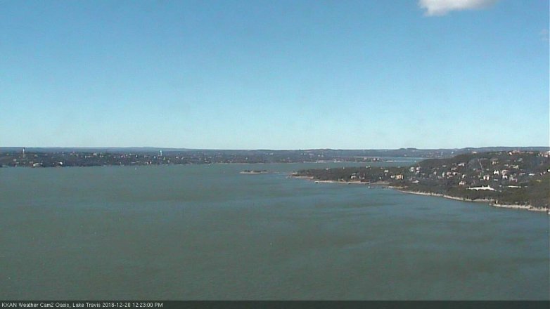 Lake Travis webcam, December 20, 2018 11:25 AM CT