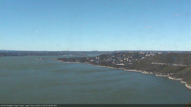 Lake Travis webcam, December 20, 2018 12:10 PM CT