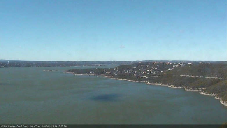 Lake Travis webcam, December 20, 2018 12:15 PM CT