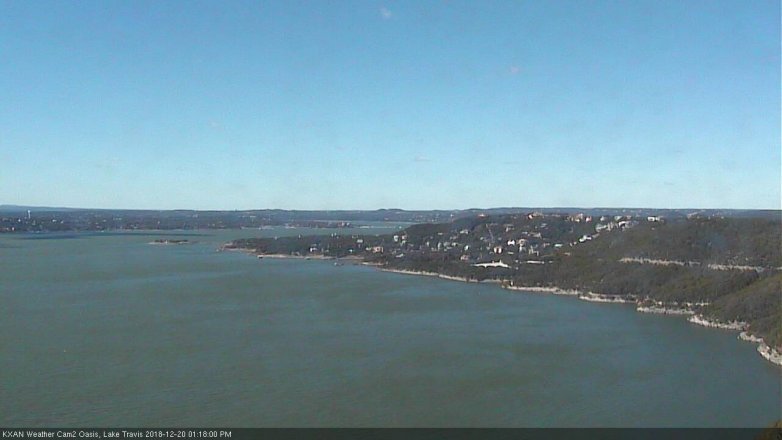 Lake Travis webcam, December 20, 2018 12:20 PM CT