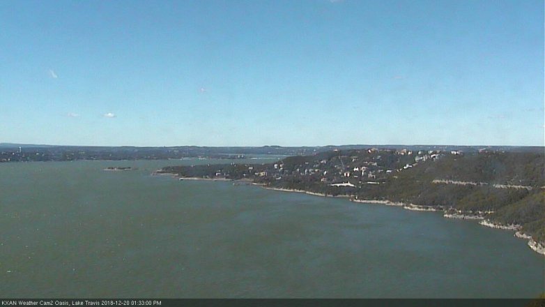 Lake Travis webcam, December 20, 2018 12:35 PM CT