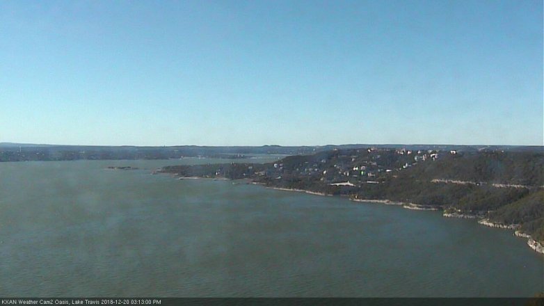 Lake Travis webcam, December 20, 2018 2:15 PM CT