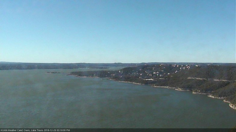 Lake Travis webcam, December 20, 2018 2:20 PM CT