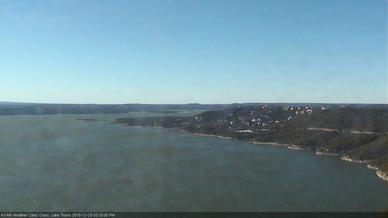 Lake Travis webcam, December 20, 2018 2:35 PM CT