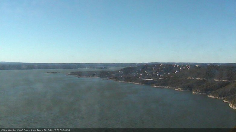 Lake Travis webcam, December 20, 2018 2:55 PM CT