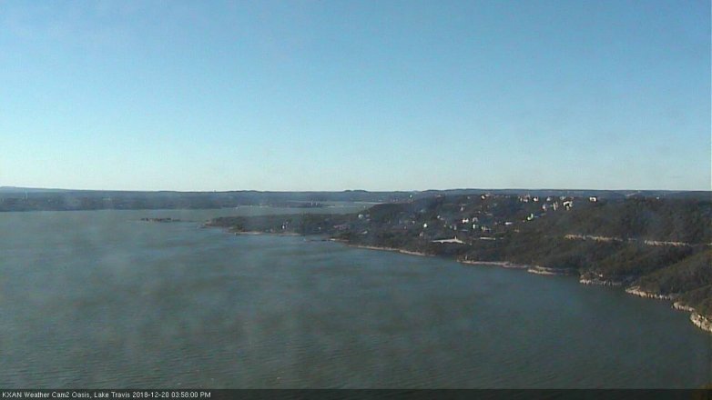 Lake Travis webcam, December 20, 2018 3:00 PM CT