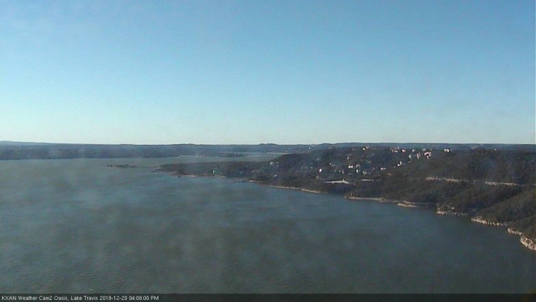 Lake Travis webcam, December 20, 2018 3:10 PM CT