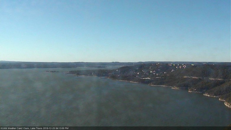 Lake Travis webcam, December 20, 2018 3:15 PM CT