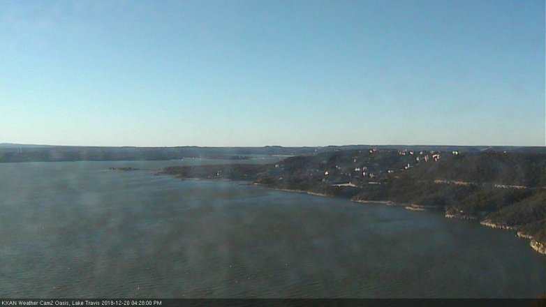 Lake Travis webcam, December 20, 2018 3:30 PM CT