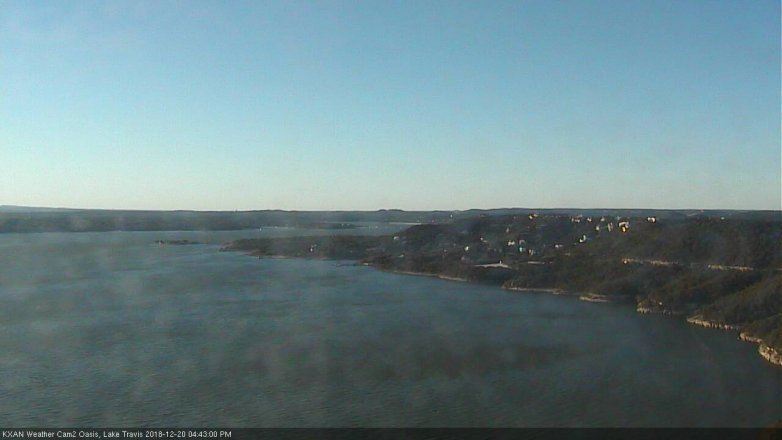 Lake Travis webcam, December 20, 2018 3:45 PM CT