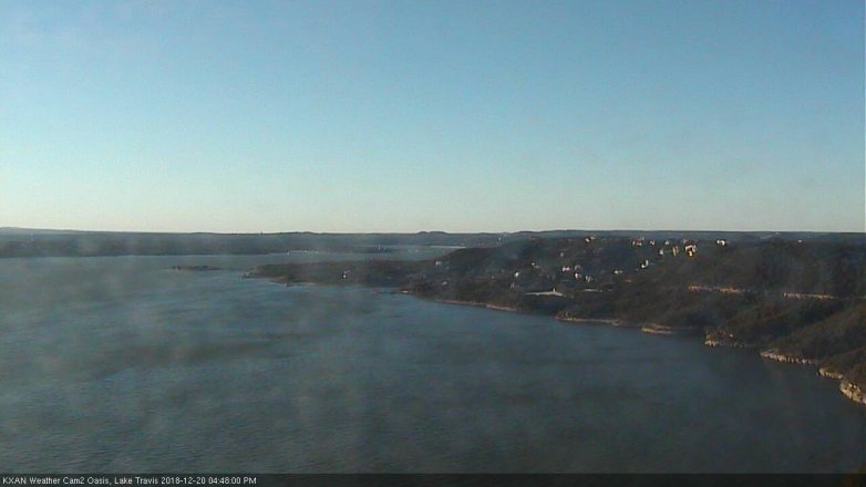 Lake Travis webcam, December 20, 2018 3:50 PM CT