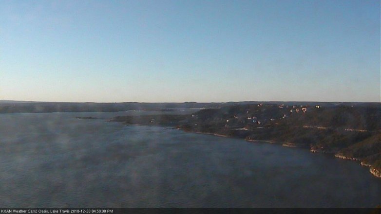 Lake Travis webcam, December 20, 2018 4:00 PM CT