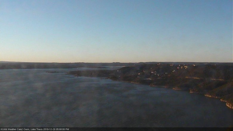 Lake Travis webcam, December 20, 2018 4:10 PM CT