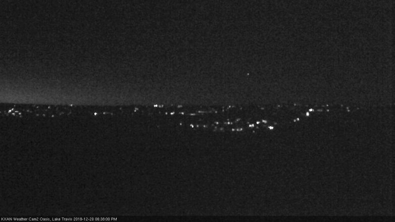 Lake Travis webcam, December 20, 2018 5:40 PM CT