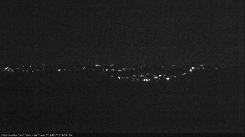 Lake Travis webcam, December 20, 2018 6:05 PM CT