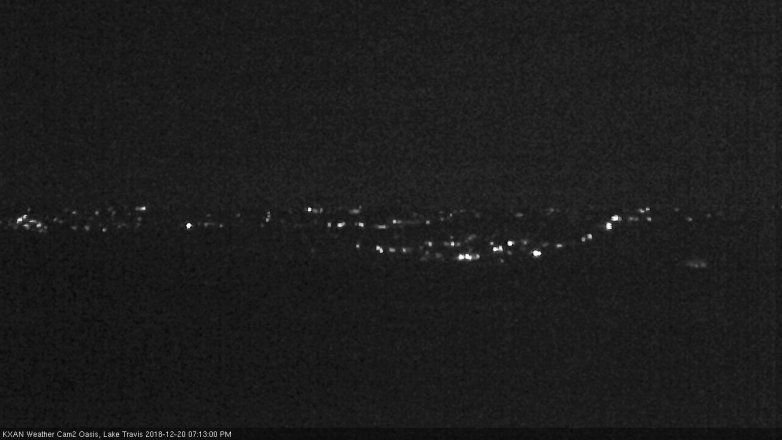 Lake Travis webcam, December 20, 2018 6:15 PM CT