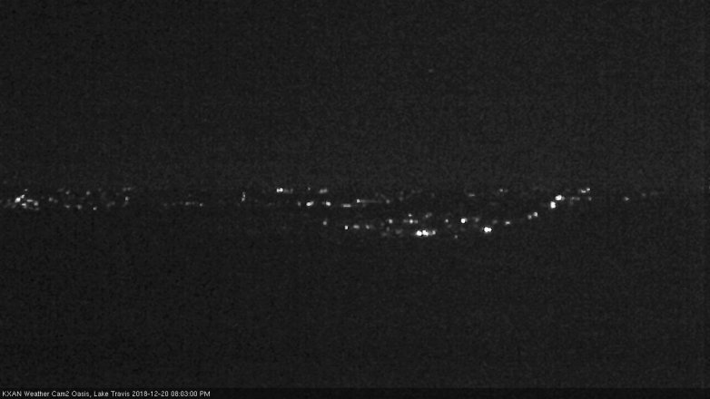 Lake Travis webcam, December 20, 2018 7:05 PM CT