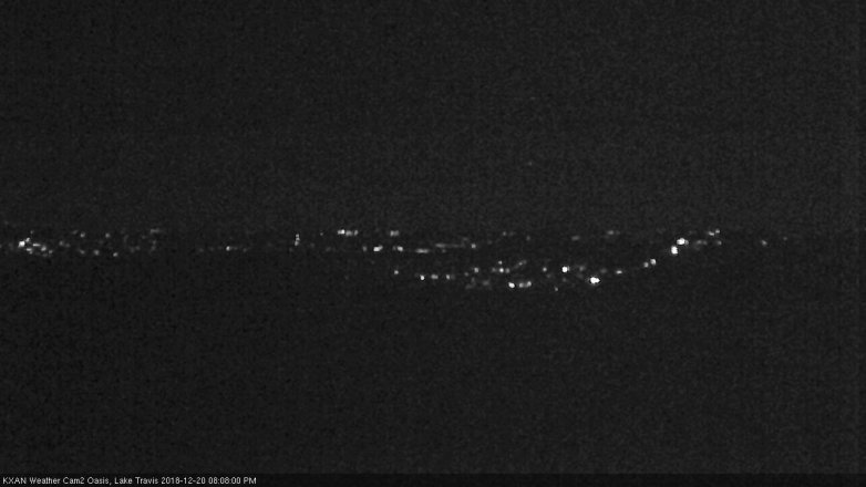 Lake Travis webcam, December 20, 2018 7:10 PM CT