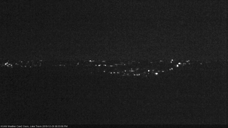 Lake Travis webcam, December 20, 2018 7:35 PM CT