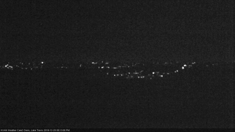 Lake Travis webcam, December 20, 2018 8:15 PM CT