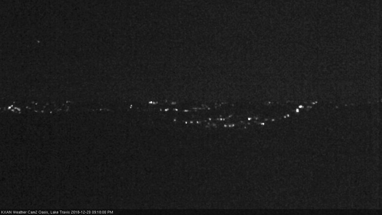 Lake Travis webcam, December 20, 2018 8:20 PM CT