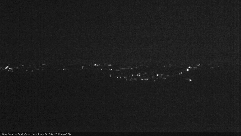 Lake Travis webcam, December 20, 2018 8:50 PM CT