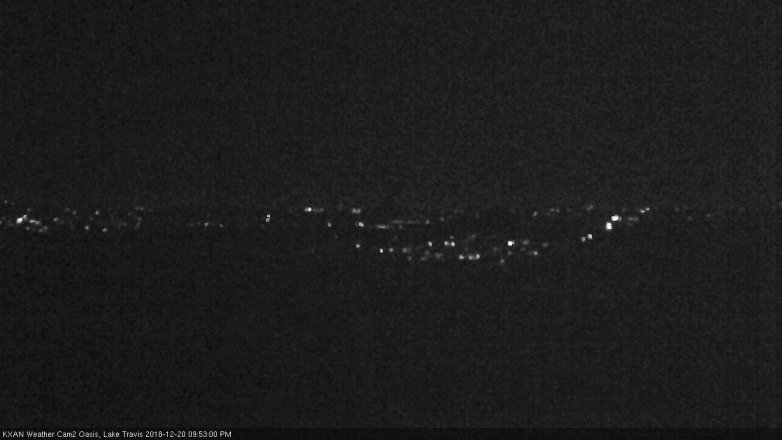 Lake Travis webcam, December 20, 2018 8:55 PM CT