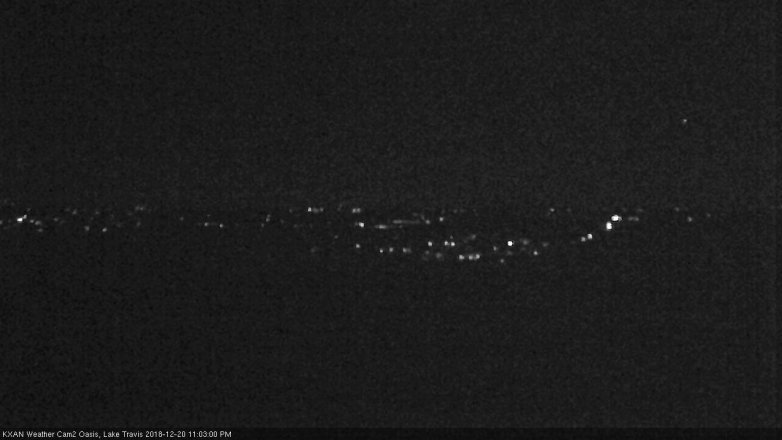Lake Travis webcam, December 20, 2018 10:05 PM CT