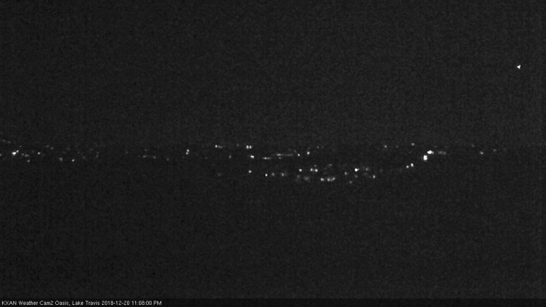 Lake Travis webcam, December 20, 2018 10:10 PM CT