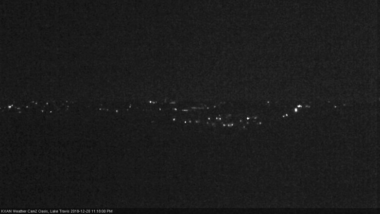 Lake Travis webcam, December 20, 2018 10:20 PM CT
