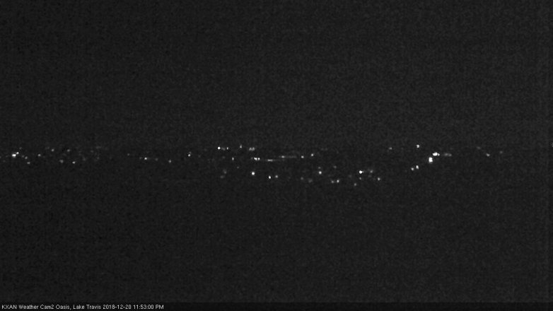 Lake Travis webcam, December 20, 2018 10:55 PM CT