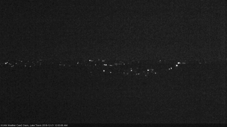 Lake Travis webcam, December 20, 2018 11:05 PM CT