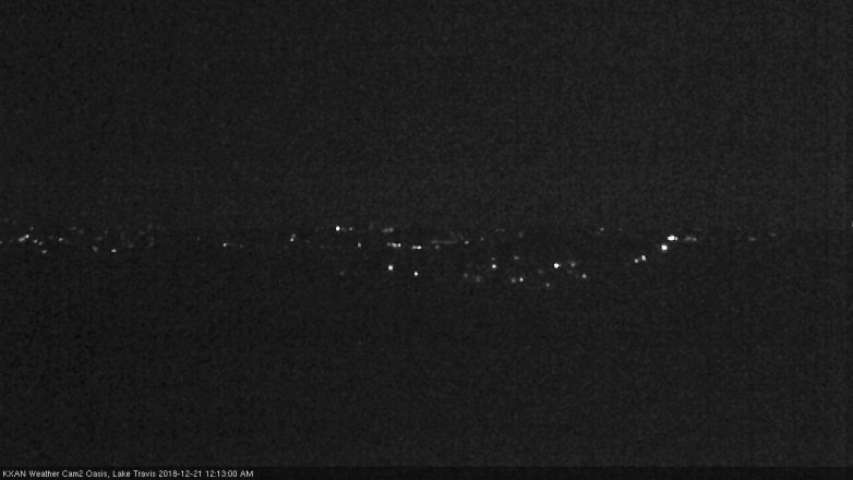 Lake Travis webcam, December 20, 2018 11:15 PM CT
