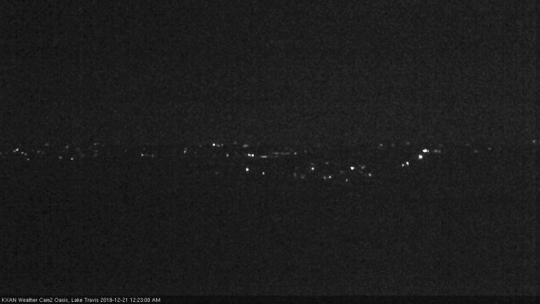 Lake Travis webcam, December 20, 2018 11:25 PM CT