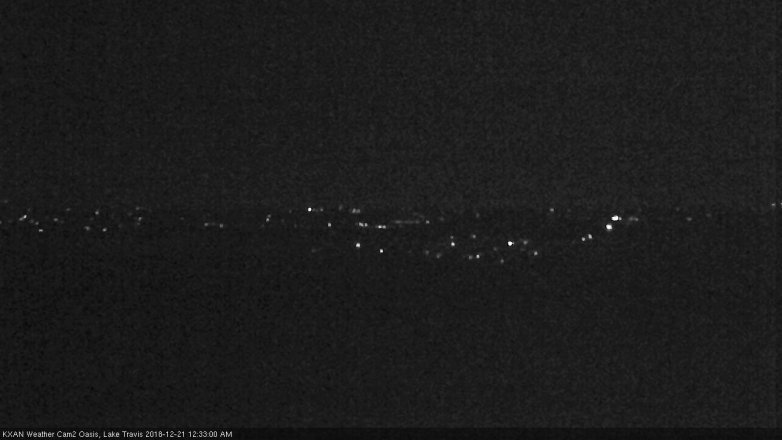 Lake Travis webcam, December 20, 2018 11:35 PM CT