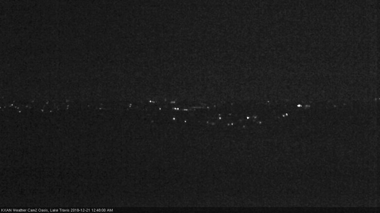 Lake Travis webcam, December 20, 2018 11:50 PM CT