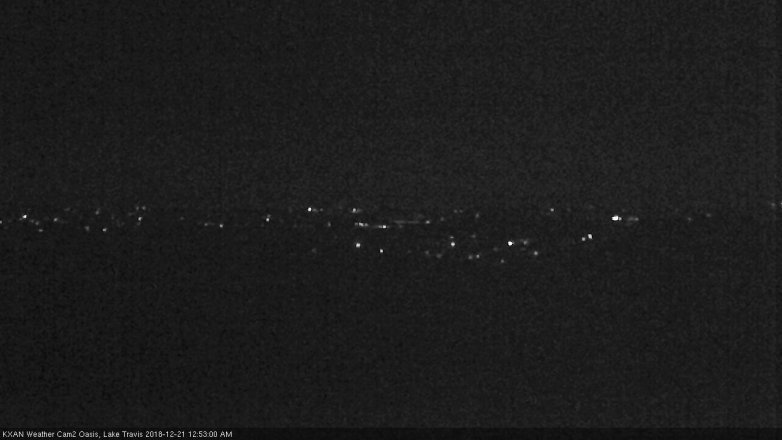 Lake Travis webcam, December 20, 2018 11:55 PM CT
