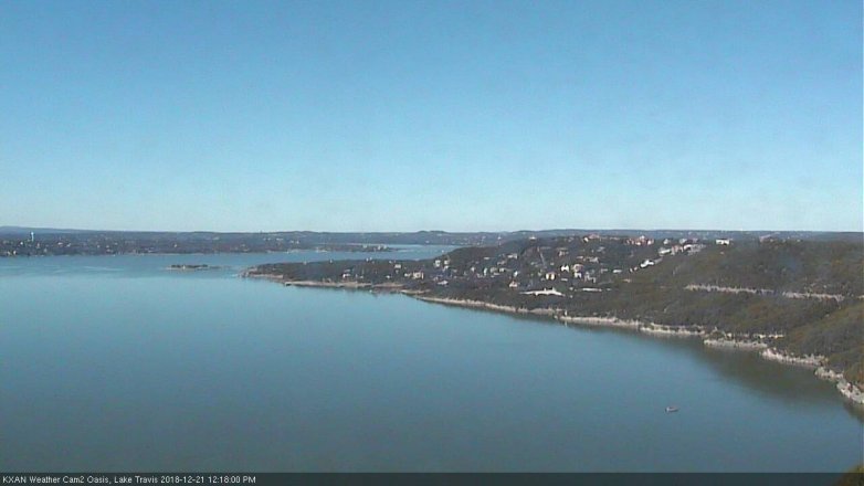 Lake Travis webcam, December 21, 2018 11:20 AM CT