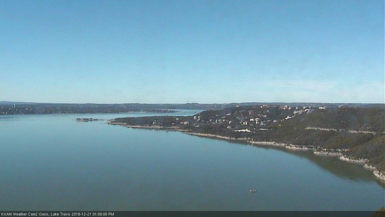 Lake Travis webcam, December 21, 2018 12:10 PM CT