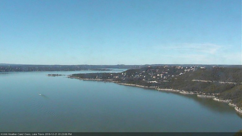 Lake Travis webcam, December 21, 2018 12:25 PM CT