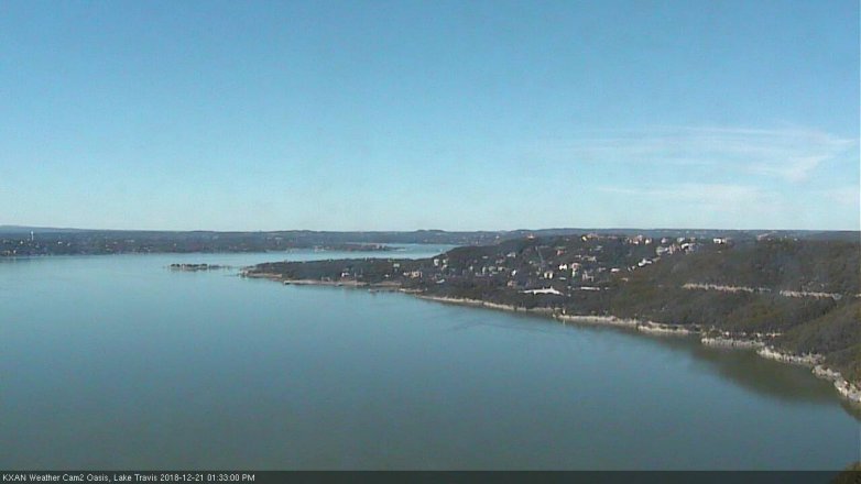 Lake Travis webcam, December 21, 2018 12:35 PM CT